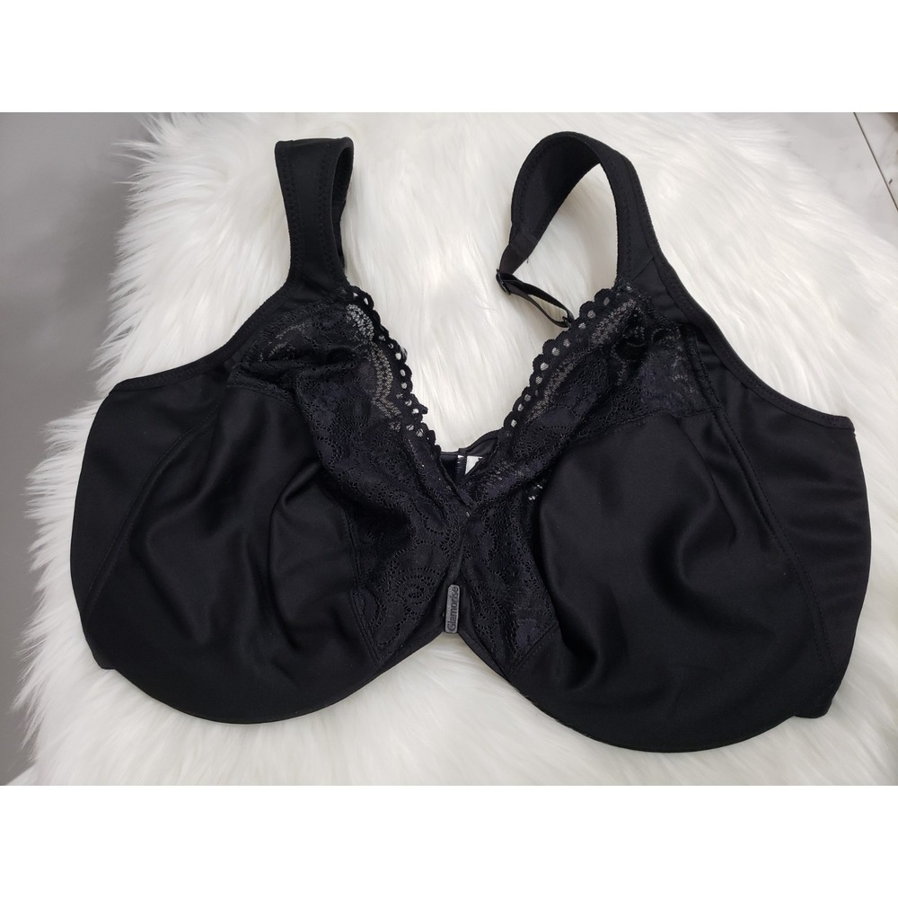 NWOT 46G Glamorise Full Figure Wonderwire Front-Closure Bra Underwire #1245